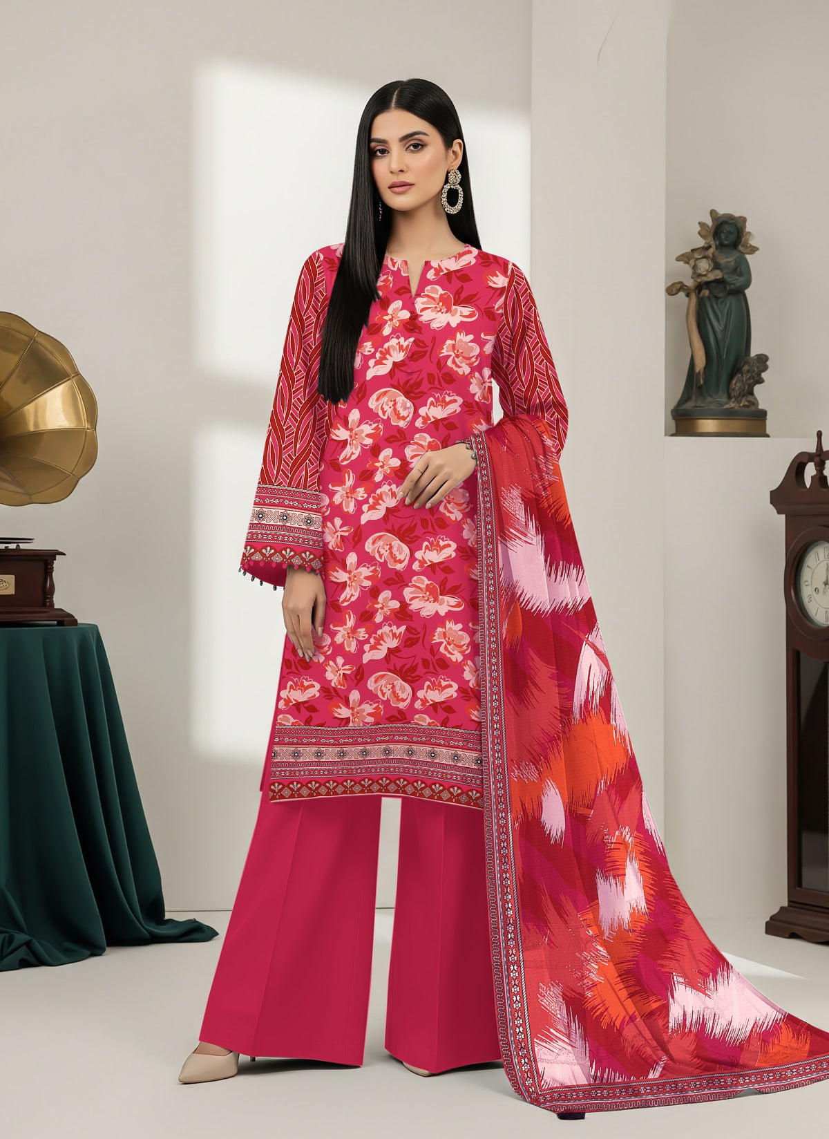 Orang 3 Piece Viscose Printed Collection