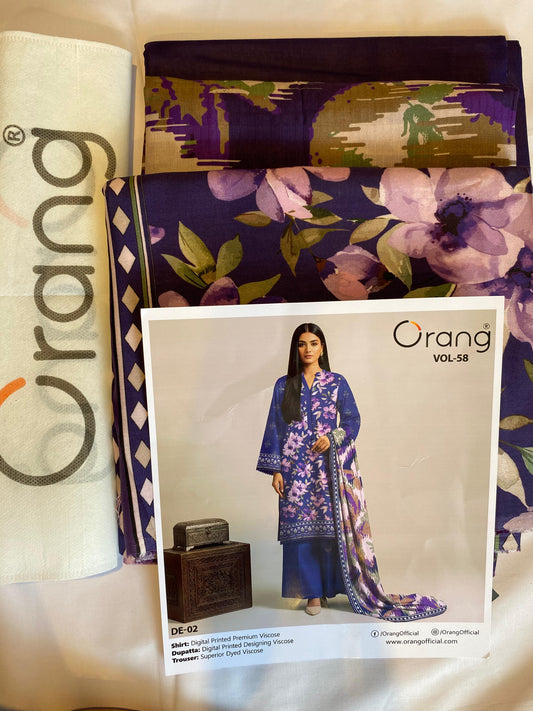 Orang 3 Piece Viscose Printed Collection