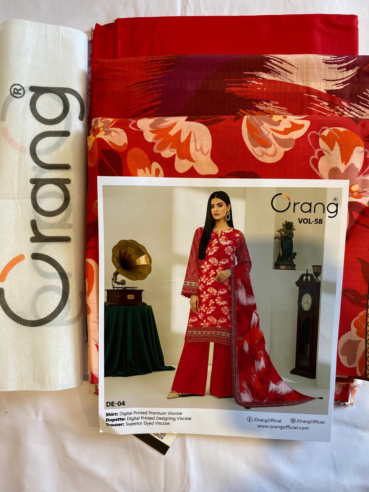 Orang 3 Piece Viscose Printed Collection