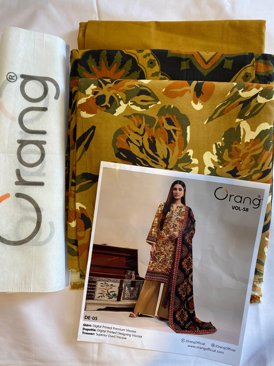 Orang 3 Piece Viscose Printed Collection