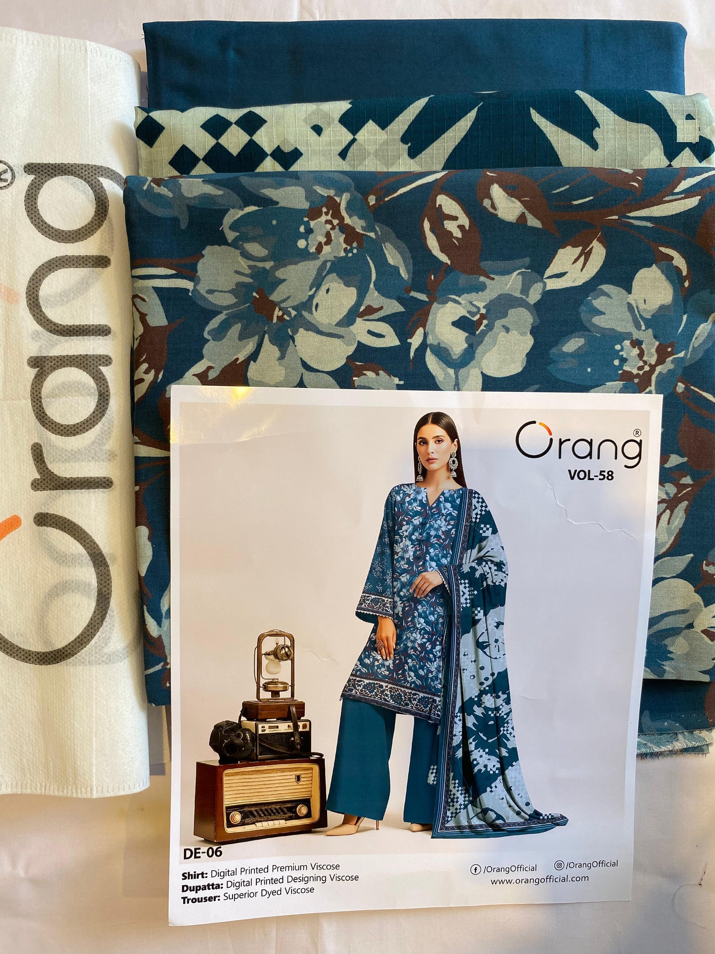 Orang 3 Piece Viscose Printed Collection