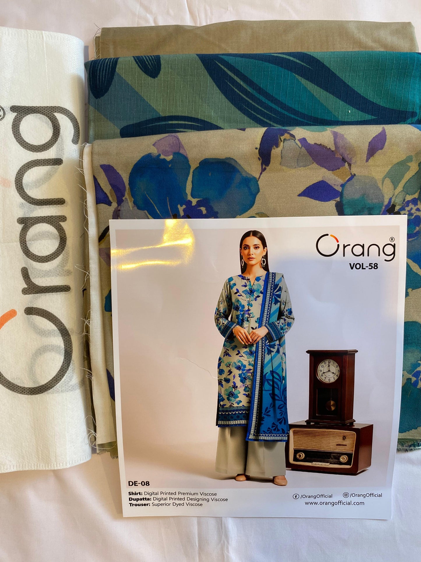 Orang 3 Piece Viscose Printed Collection