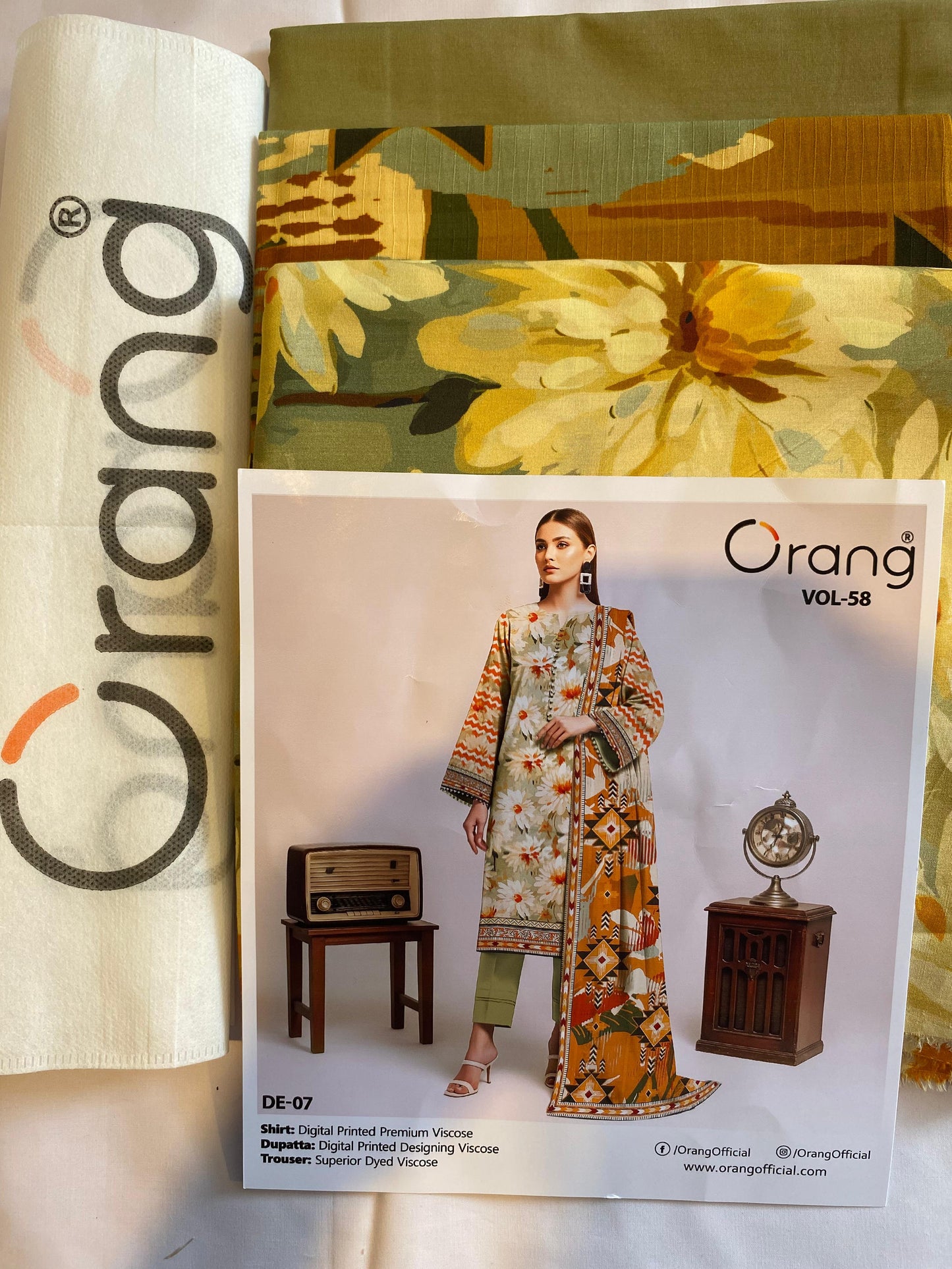 Orang 3 Piece Viscose Printed Collection