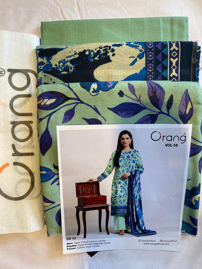 Orang 3 Piece Viscose Printed Collection